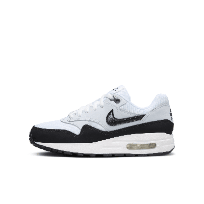 Shop Nike Air Max 1 Big Kids' Shoes In White