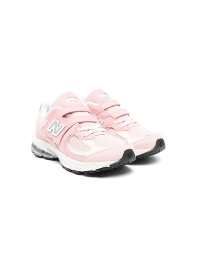 Shop New Balance Pink 2002 Leather Sneakers