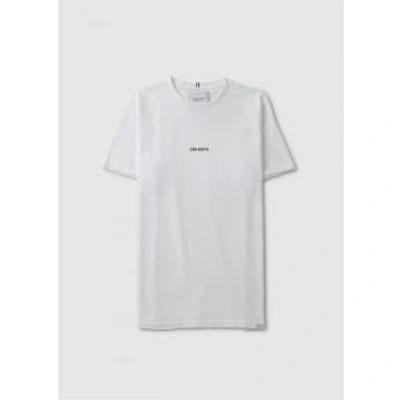 Shop Les Deux Mens Lens T-shirt In White Black