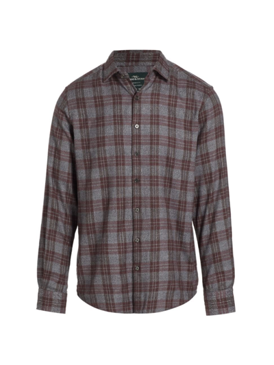 Shop Rodd & Gunn Men's Lynford Plaid Button-front Shirt In Gravel