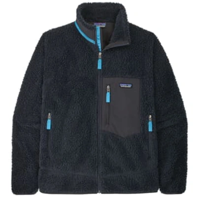Shop Patagonia Classic Retro-x Fleece Jacket Pitch Blue Pibl