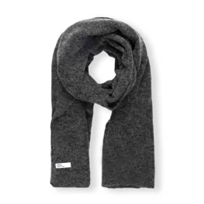 Shop 10days Knitted Scarf Antra In Grey