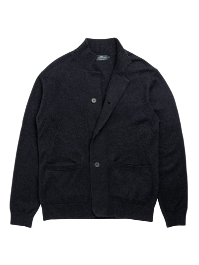Shop Rodd & Gunn Men's West Eyreton Cotton & Wool-blend Cardigan In Midnight
