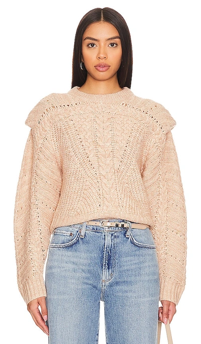 Shop Astr Tabitha Sweater In Oatmeal