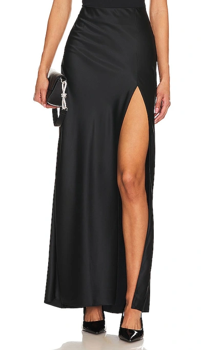 Shop Cami Nyc Slit Skirt In Black