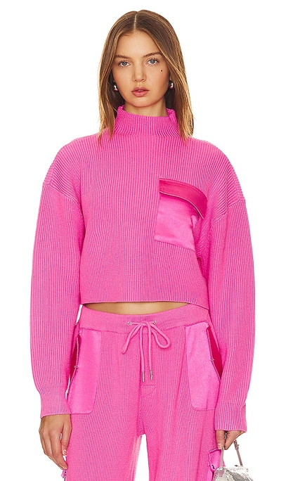 Shop Ser.o.ya Donna Sweater In Malibu Pink