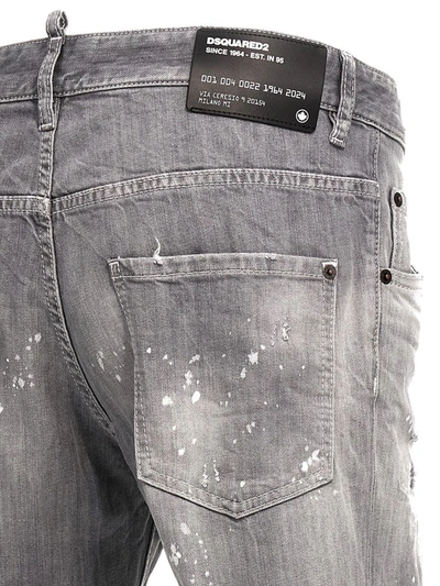 Shop Dsquared2 'skater' Jeans In Gray