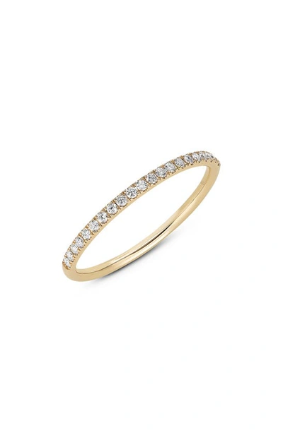 Shop Lightbox 0.25-carat Pavé Lab Created Diamond Ring In 14k Yellow Gold