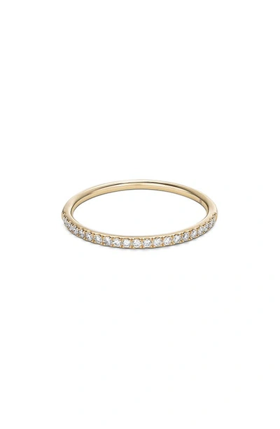 Shop Lightbox 0.25-carat Pavé Lab Created Diamond Ring In 14k Yellow Gold
