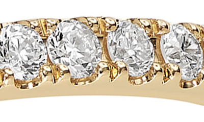 Shop Lightbox 0.25-carat Pavé Lab Created Diamond Ring In 14k Yellow Gold