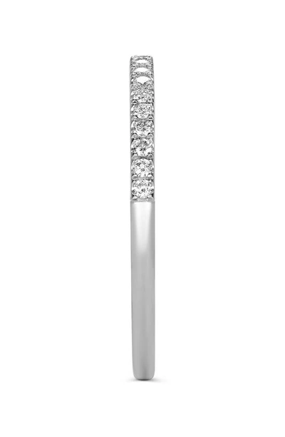 Shop Lightbox 0.25-carat Pavé Lab Created Diamond Ring In 14k White Gold
