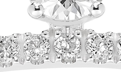Shop Lightbox 0.25-carat Floating Stone Lab Grown Diamond Ring In 14k White Gold