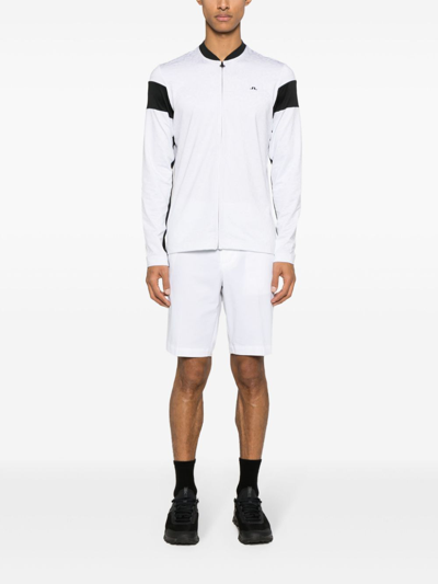 Shop J. Lindeberg Charles Golf Jacket - Men's - Polyester/elastane In White