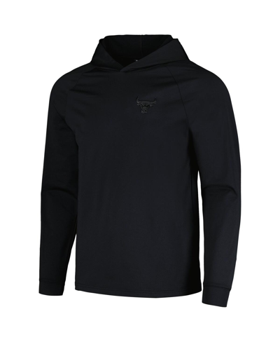 Levelwear Black Chicago Bulls Dimension Pullover Hoodie In Black