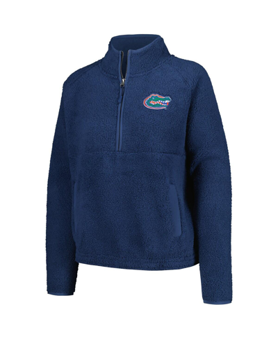 Shop Boxercraft Women's Blue Florida Gators Everest Half-zip Sweatshirt