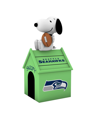 Shop Sporticulture Seattle Seahawks Inflatable Snoopy Doghouse In Green
