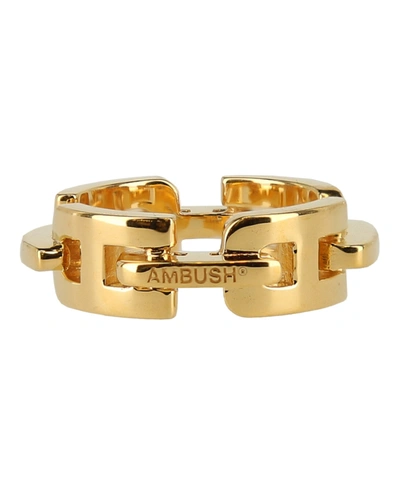 Shop Ambush A Chain Ring In Gold