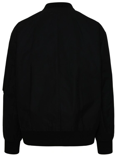 Shop Apc Hamilton Bomber Jacket In Black Cotton