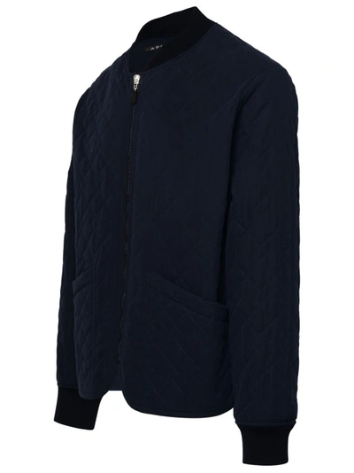 Shop Apc Blue Cotton Blend Console Jacket