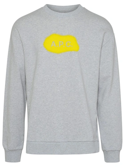 Shop Apc Alastor Gray Cotton Sweatshirt In Grey