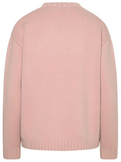 Shop Kenzo Rose Wool Sweater In Pink