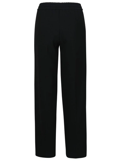 Shop Apc Cashmere Pants In Black Viscose