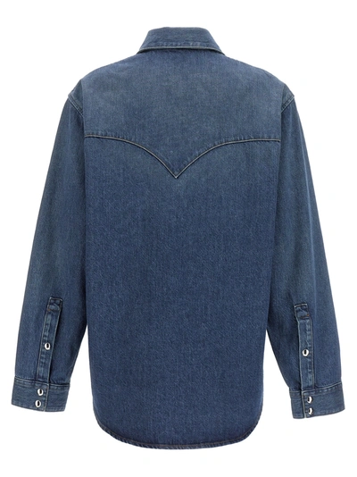 Shop Khaite Jinn Shirt, Blouse Blue