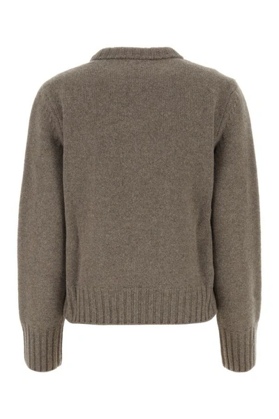 Shop Bottega Veneta Woman Dove Grey Wool Sweater In Gray