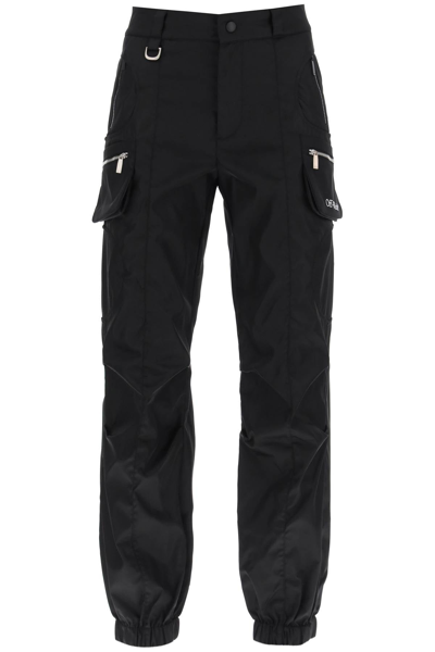 Shop Off-white Cargo Pants In Nylon Twill Women In Black