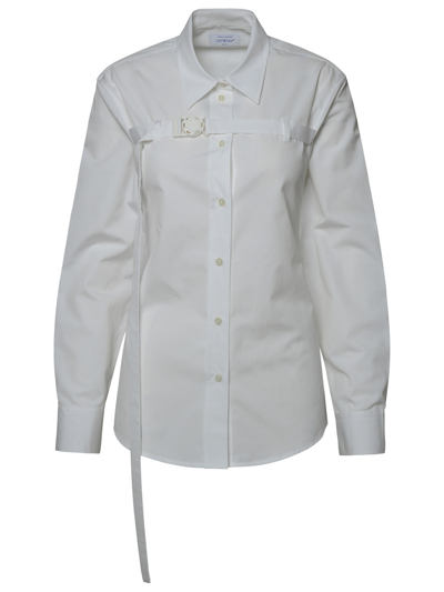 Shop Off-white White Cotton Shirt Woman