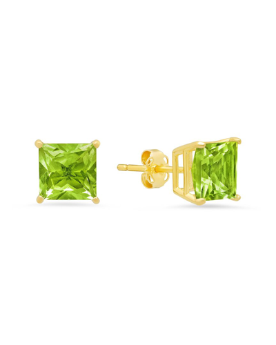 Max + Stone Maxcolor 14k 2.90 Ct. Tw. Peridot Studs