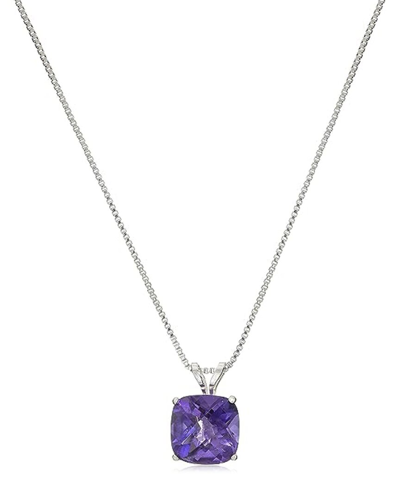 Max + Stone Maxcolor 14k 1.60 Ct. Tw. Amethyst Pendant Necklace