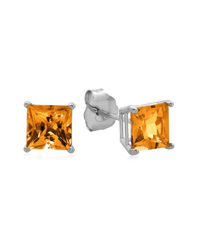 Max + Stone Maxcolor 10k 1.25 Ct. Tw. Citrine Studs