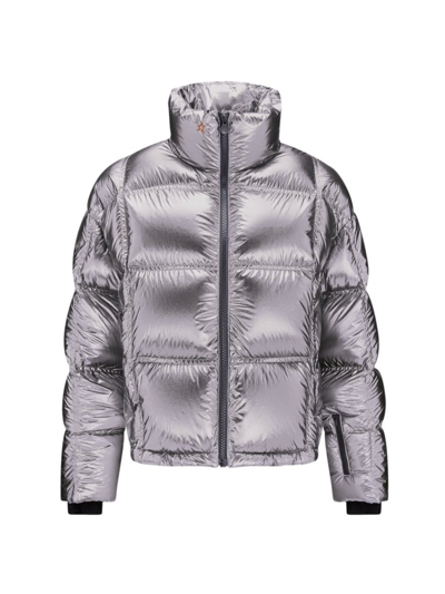 Shop Perfect Moment Women's Nevada Down Jacket In Silver