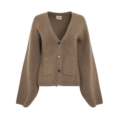 Khaite Scarlet Cashmere-blend Cardigan