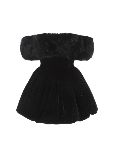 Shop Nana Jacqueline Candice Velvet Dress (black)