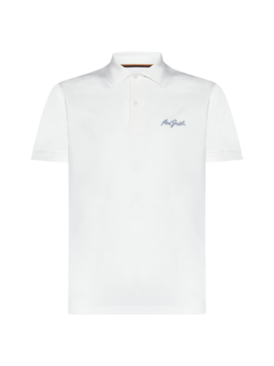 Shop Paul Smith Polo Shirt In White