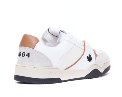 Shop Dsquared2 Spiker Sneakers In White