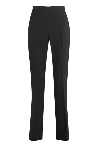 Shop Calvin Klein Slim Fit Trousers In Black