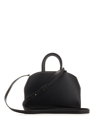 Shop Ferragamo Hug Mini Handbag In Black