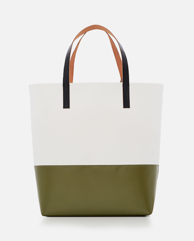 Shop Marni Tote Bag Tribeca In Green