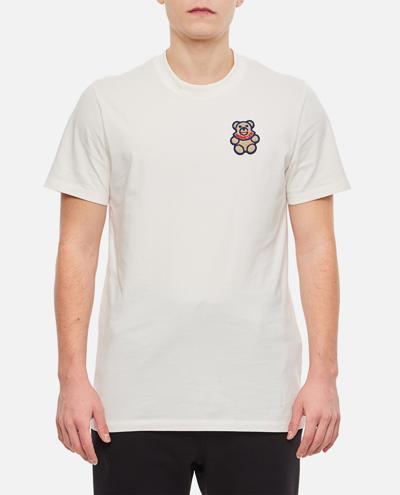 Shop Moncler Teddy Bear Patch T-shirt In White