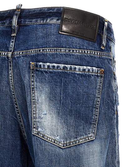 Shop Dsquared2 Bro Jeans In Blue