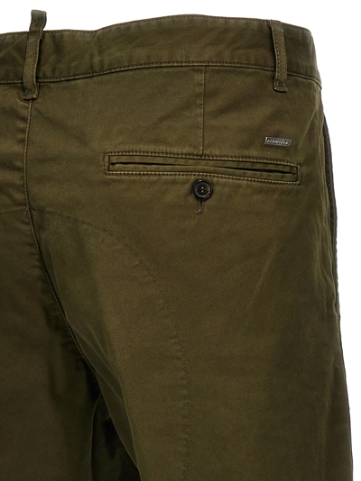 Shop Dsquared2 Sexy Chino Pants In Green