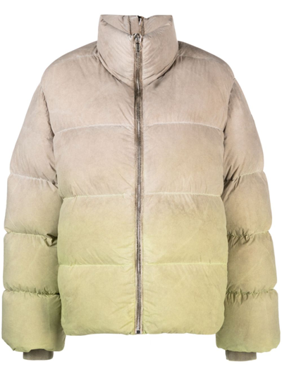 Shop Moncler Genius Green Cyclopic Padded Jacket In Neutrals