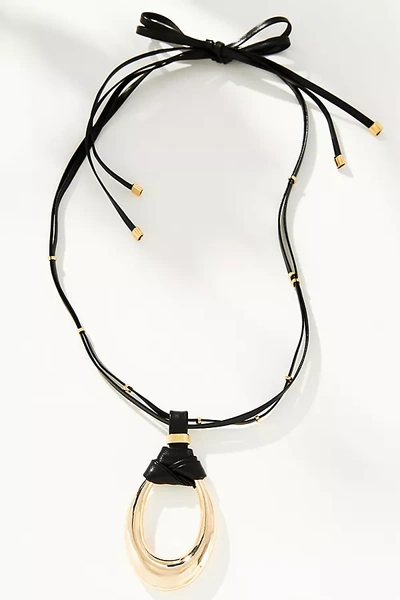 Shop Nakamol Cord Pendant Necklace In Gold