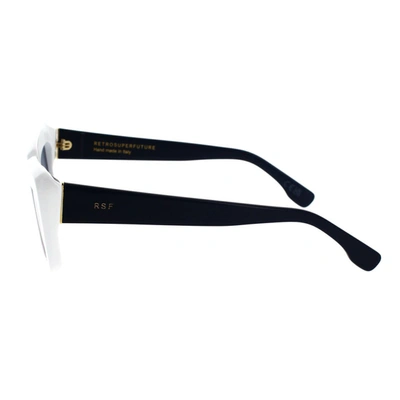 Shop Retrosuperfuture Sunglasses In White