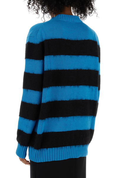 Alexander Mcqueen Multicolor Embroidered Cotton Blend Sweater