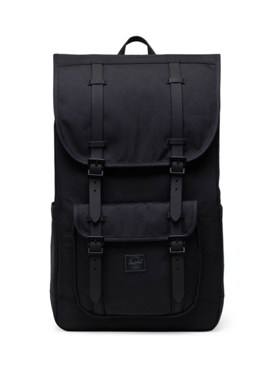 Shop Herschel Supply Co Men's Little America Backpack In Black Tonal