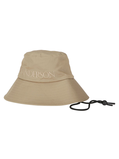 Shop Jw Anderson Logo Shade Hat In Beige